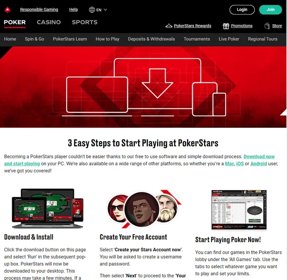 PokerStars For the PC