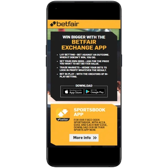 Betfair App on Android