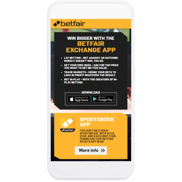 Betfair App on iOS